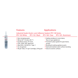 RTV108 Clear Silicone Adhesive Sealant Supplier Australia & New Zealand